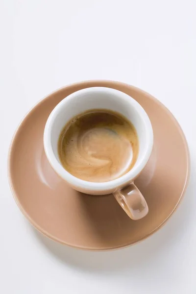 杯浓缩咖啡与克丽玛 — 图库照片