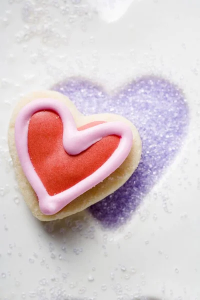 Molde de galletas en forma de corazón —  Fotos de Stock