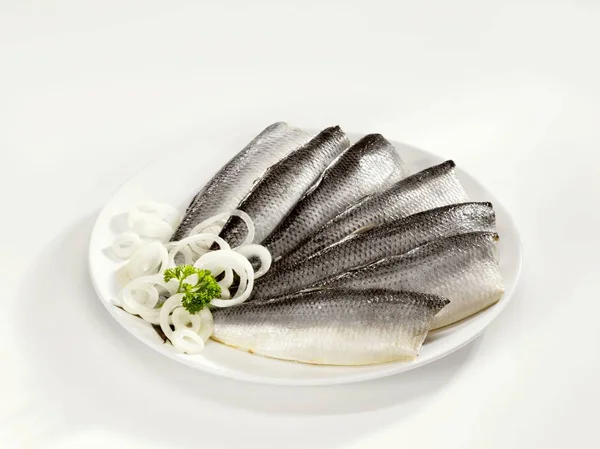 Bismarck herrings with onions — Stock Photo, Image