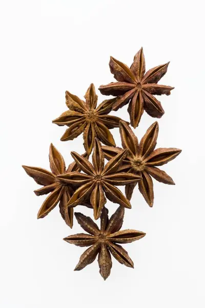 Star anise on white background — Stock Photo, Image