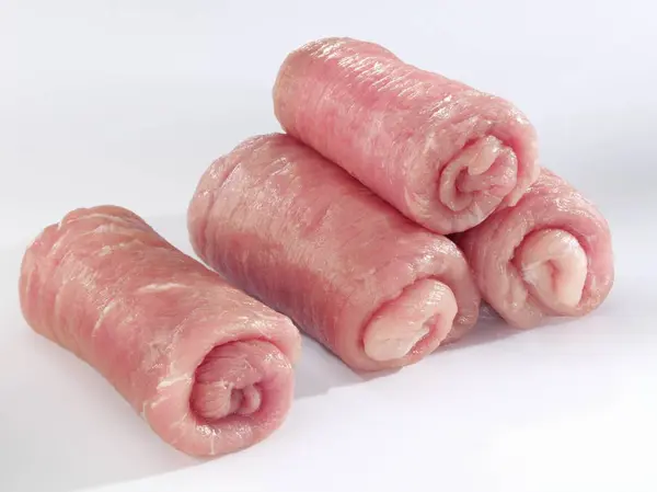 Raw pork roulades — Stock Photo, Image