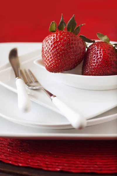 Verse rijpe aardbeien — Stockfoto