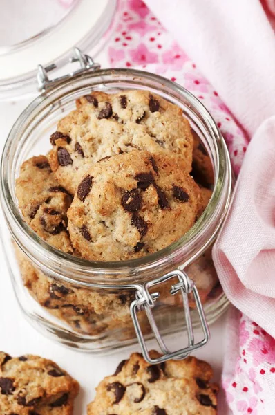 Chocolate chip cookies — Stock Photo, Image