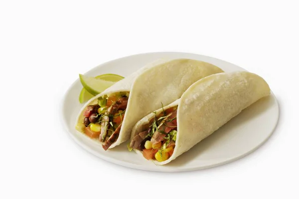 Két marha Taco — Stock Fotó