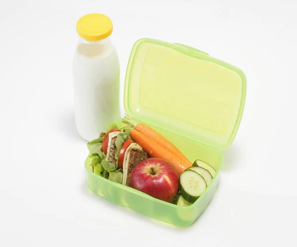Healthy lunch box — Stock Photo, Image