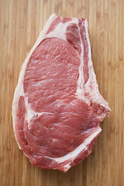 Fresh raw beef chop — Stock Photo, Image