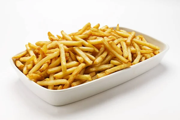 French fries in dish — Stock Photo, Image