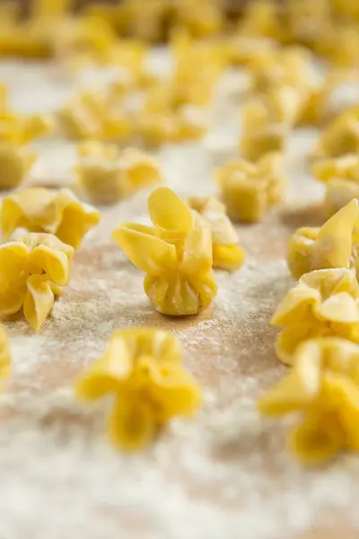 Pastas caseras de sacchettini —  Fotos de Stock