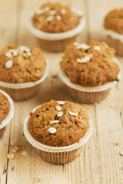 Panecillos integrales de manzana — Foto de Stock