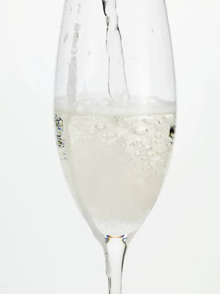 Glass of sparkling wine — Stock Photo, Image