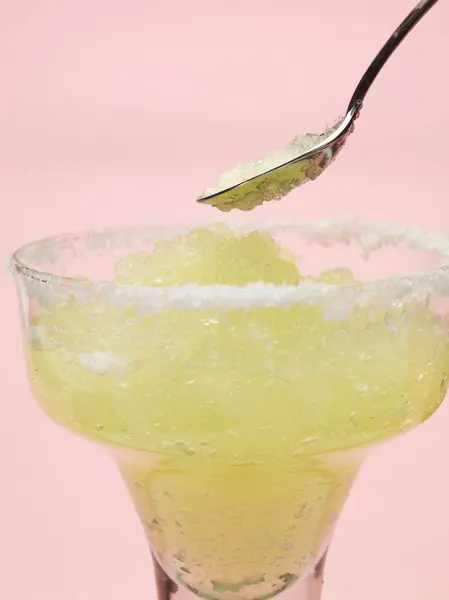 Glas van bevroren Margarita — Stockfoto