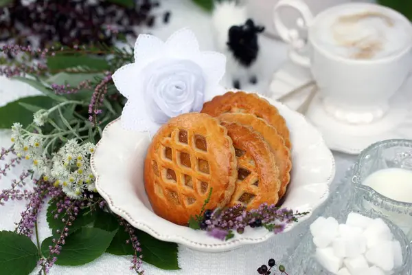 Heidesand galletas en el plato —  Fotos de Stock