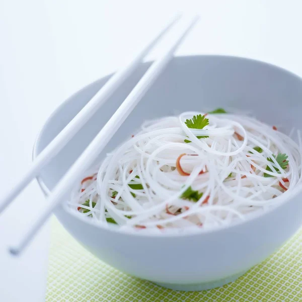 Glass noodles with chilli — Stock Photo, Image