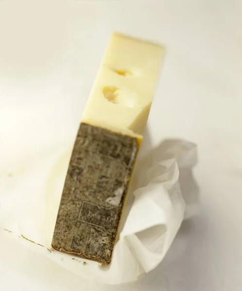 Piece of Emmental cheese — Stock Photo, Image