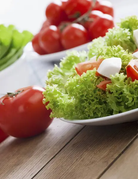 Lollo biondo lettuce — Stock Photo, Image