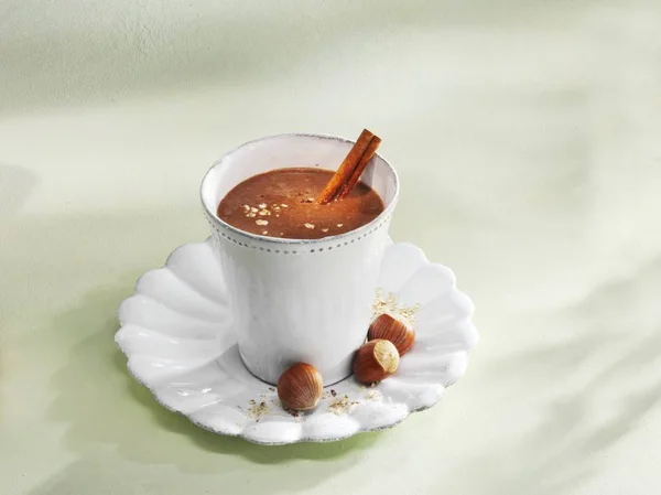 Chocolate and banana smoothie — Stock Photo, Image