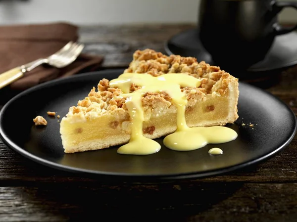 Apple crumble cake — Stock Photo, Image