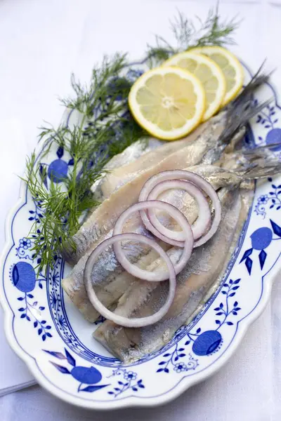 Soused herring fillets — Stock Photo, Image