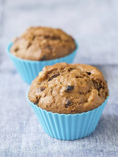 Vegan fullkorn muffins — Stockfoto