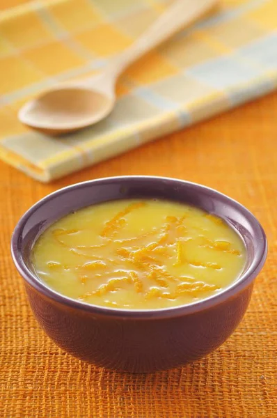 Oranje crème dessert — Stockfoto