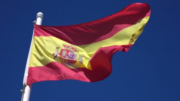 Video de Bandera de España en 4K — Vídeos de Stock