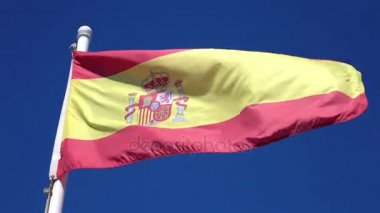 Video 4 k İspanyol bayrağı
