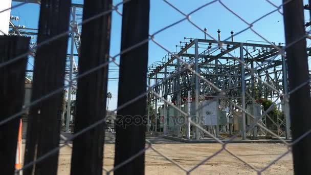 Central elétrica, San Diego, Califórnia, EUA — Vídeo de Stock