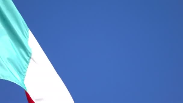 Vidéo du drapeau italien en 4K 