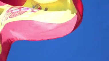 Video 4 k İspanyol bayrağı