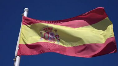 Video 4 k İspanyol bayrağı