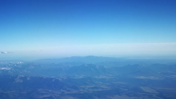 Tři letecké záběry nad mraky v rozlišení 4k — Stock video