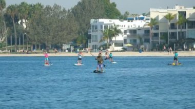 San Diego paddleboarding video