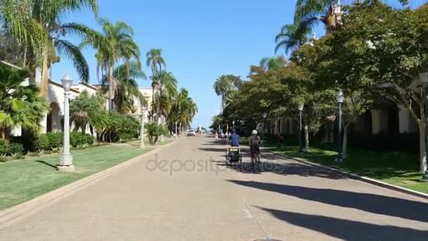 Video von balboa park in san diego — Stockvideo