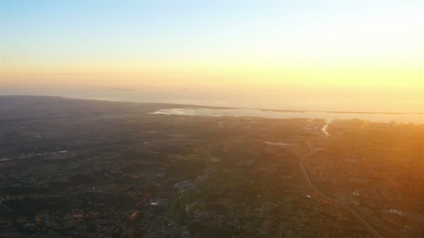 Aerial shot above California in 4K — Stock Video