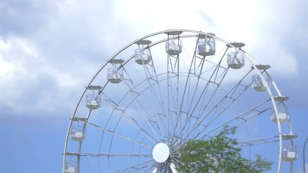 Vidéo time lapse de la roue ferris en 4K — Video