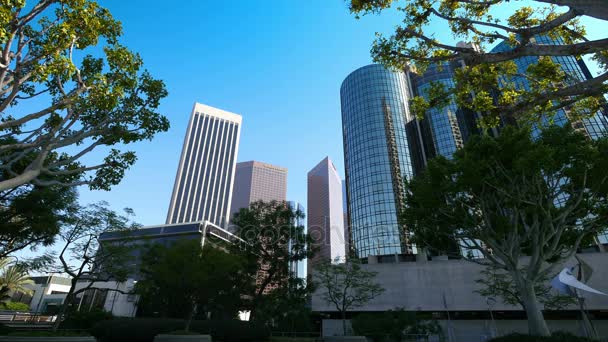 Video van downtown district in Los Angeles in 4k — Stockvideo