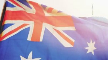 Video 4 k Avustralya bayrağı