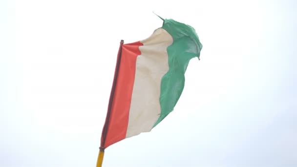 Video of italian flag in 4K — Stock Video