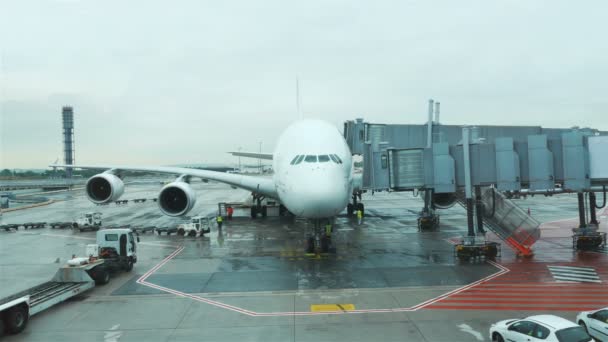 机场停机坪在 4k 的视频 — 图库视频影像