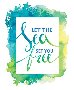 Deniz kabukları ile deniz çerçeve