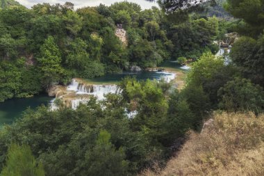 Milli Park Krka - şelalenin Skradinski buk Hırvatistan