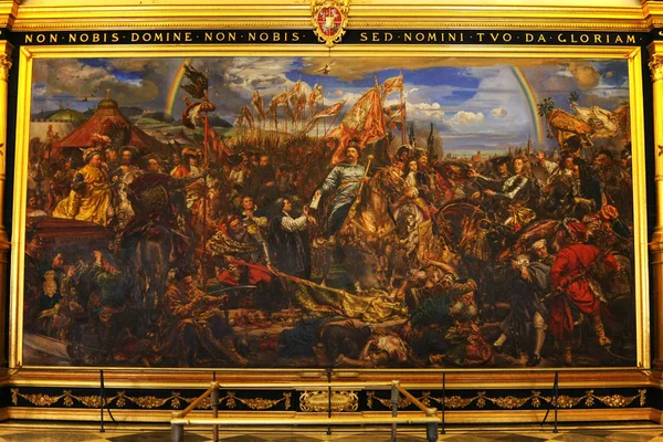 Roma Itália Junho 2011 Museu Vaticano Pintura Rei Jan Sobieski — Fotografia de Stock