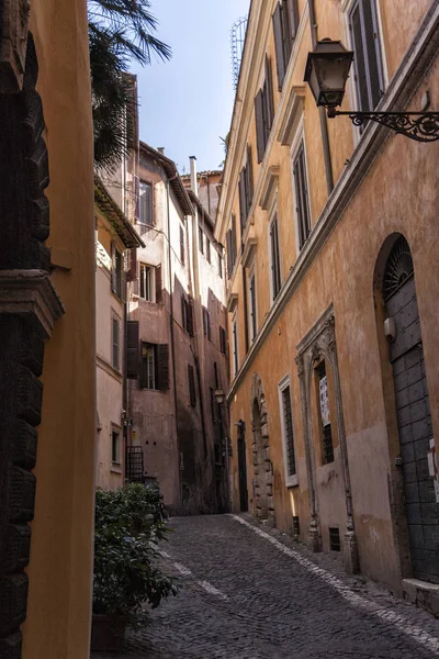 Típica Calle Antigua Estrecha Roma Italia — Foto de Stock