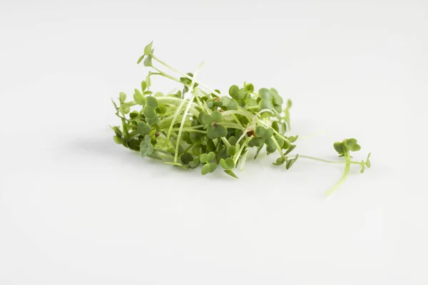 Brotes Brócoli Montón Aislado Sobre Fondo Blanco Nutrición Bio Ingrediente —  Fotos de Stock