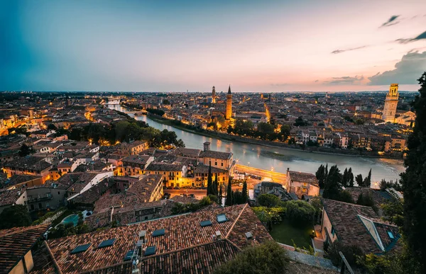 Verona 'nın hava görüntüsü