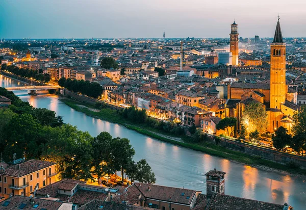 Verona 'nın hava görüntüsü