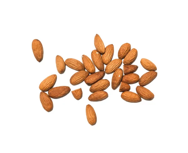 Beyaz artalanları izole badem