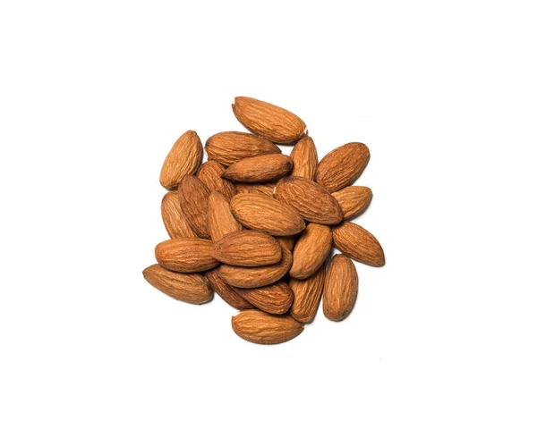 Beyaz artalanları izole badem