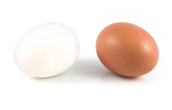 Huevos Aislados Sobre Fondo Blanco — Foto de Stock