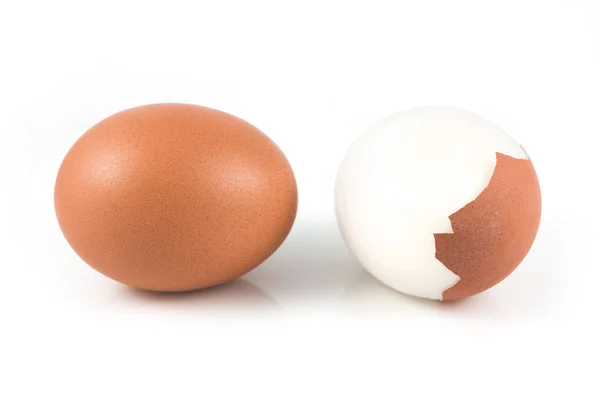 Яйця Ізольовані Білому Тлі — стокове фото